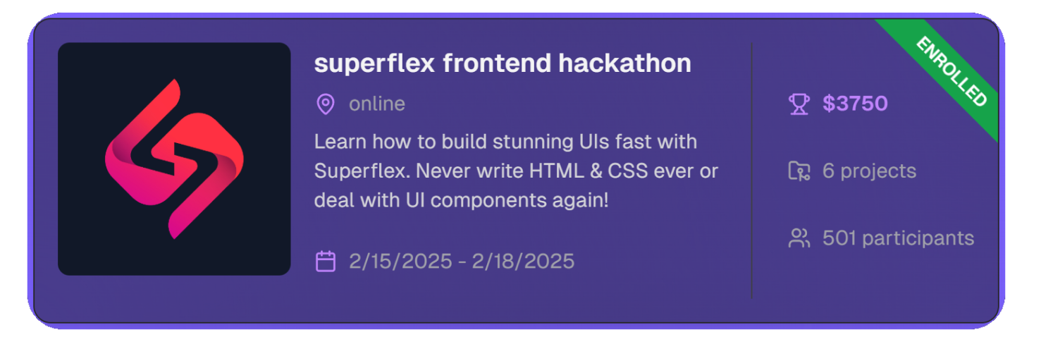 Superflex Frontend Hackathon